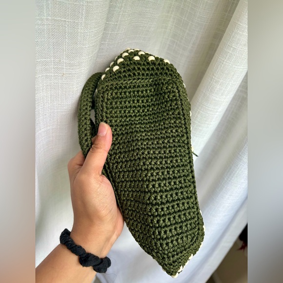 Vintage Handmade Crochet Handbag - Picture 6 of 6